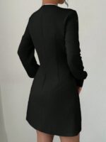 Rochie Scurta Veronica Neagra - imagine 2