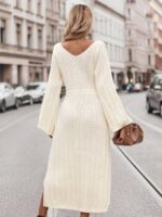 Rochie Midi Tricotata Elisa Alba - imagine 2
