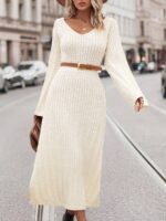 Rochie Midi Tricotata Elisa Alba - imagine 3