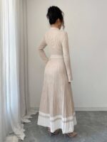 Rochie Lunga Tricotata Melissa Bej Deschis - imagine 2