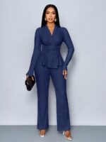 Compleu cu Pantalon Barka Bleumarin