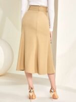 Fusta Midi Mioara Crem - imagine 2