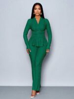 Compleu cu Pantalon Barka Verde - imagine 3