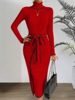 Rochie Midi Tricotata Adriela Rosie