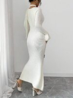 Rochie Lunga Tricotata Diana Alba - imagine 2