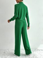 Compleu cu Pantalon Paula Verde - imagine 2