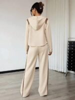 Compleu cu Pantalon Siera Crem - imagine 2