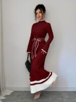 Rochie Lunga Tricotata Melissa Grena - imagine 3