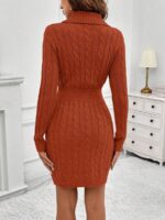 Rochie Scurta Tricotata Monica Caramizie - imagine 2