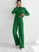 Compleu cu Pantalon Paula Verde - imagine 3