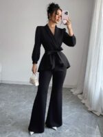 Compleu cu Pantalon Helios Negru