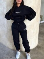 Trening Dama Soraya Negru din Bumbac