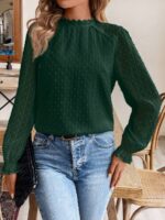 Bluza Dama Rania Verde - imagine 3