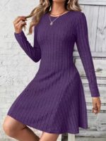 Rochie Scurta Juliana Mov - imagine 3