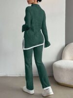 Compleu cu Pantalon Lorena Verde - imagine 2