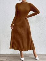 Rochie Midi Tricotata Jesica Maro - imagine 4