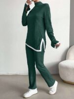 Compleu cu Pantalon Lorena Verde - imagine 3