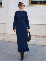 Rochie Lunga Vialy Bleumarin