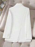 Sacou Dama Ofelia Alb ( fara captuseala ) - imagine 2