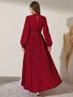 Rochie Lunga Amanda Rosie Plisata - imagine 2