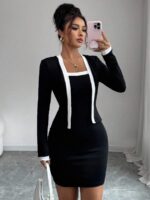 Rochie Scurta Delia Neagra - imagine 3