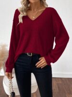 Pulover Tricotat Bendix Grena - imagine 2