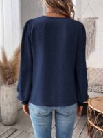 Bluza Dama Otilia Bleumarin - imagine 2