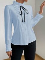 Camasa Dama Fiona Bleu - imagine 3