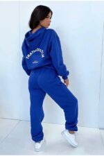Trening Dama Soraya Albastru din Bumbac - imagine 2