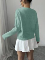 Pulover Tricotat Davla Vernil - imagine 2