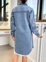 Rochie Scurta Paula din Denim - imagine 2