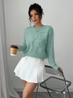 Pulover Tricotat Davla Vernil