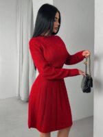 Rochie Scurta Tricotata Emilia Rosie - imagine 3