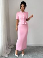 Compleu cu Fusta Lunga Eliana Roz - imagine 3