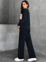 Compleu cu Pantalon Lorelia Negru - imagine 3