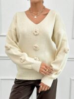 Pulover Tricotat Malibu Esra Bej