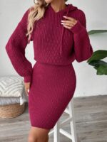 Rochie Scurta Tricotata Barbara Visinie - imagine 3