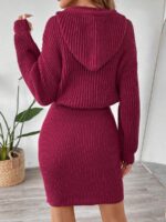 Rochie Scurta Tricotata Barbara Visinie - imagine 2