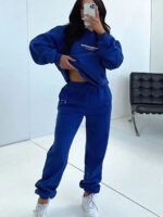 Trening Dama Soraya Albastru din Bumbac