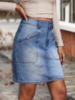 Fusta Scurta Alexa din Denim