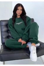 Trening Dama Soraya Verde din Bumbac - imagine 3