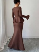 Compleu cu Fusta Lunga Ella Maro - imagine 2