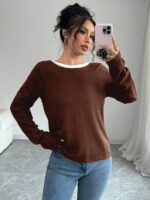 Bluza Dama Corina Maro cu Funde Albe - imagine 3