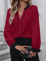 Bluza Dama Estrella Grena - imagine 3