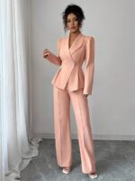 Compleu cu Pantalon Jolina Corai