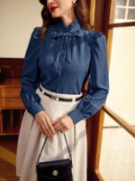 Bluza Dama Didra Albastra - imagine 3