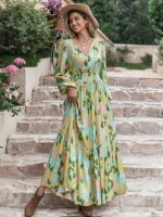 Rochie Lunga Felly Multicolora