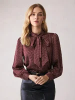 Bluza Dama Diana Maro cu Buline Albe