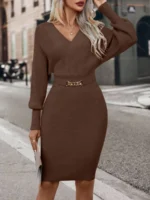 Rochie Scurta Tricotata Estella Maro - imagine 3