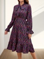 Rochie Midi Lilia Multicolora - imagine 3